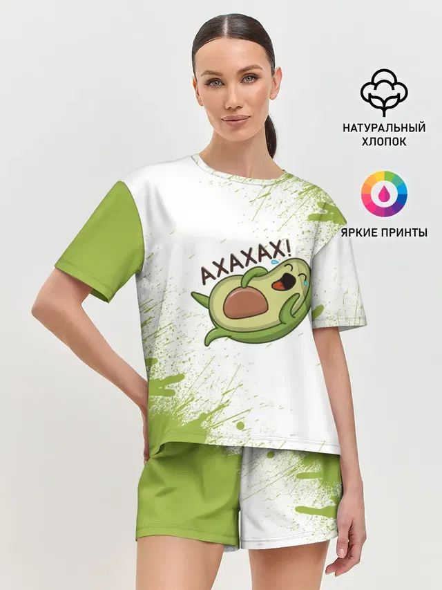Женская пижама с шортами