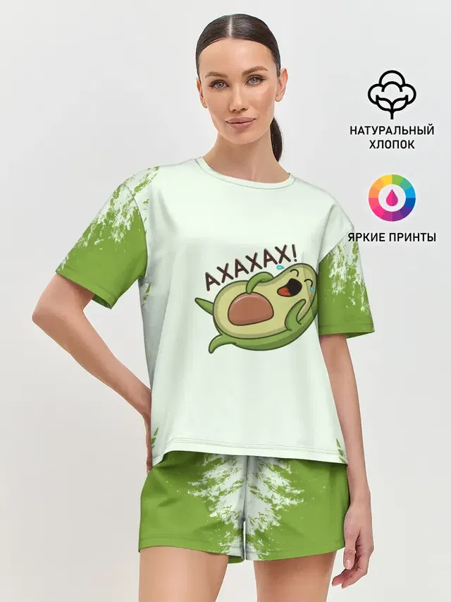 Женская пижама с шортами