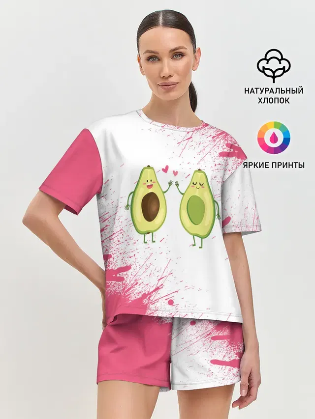 Женская пижама с шортами