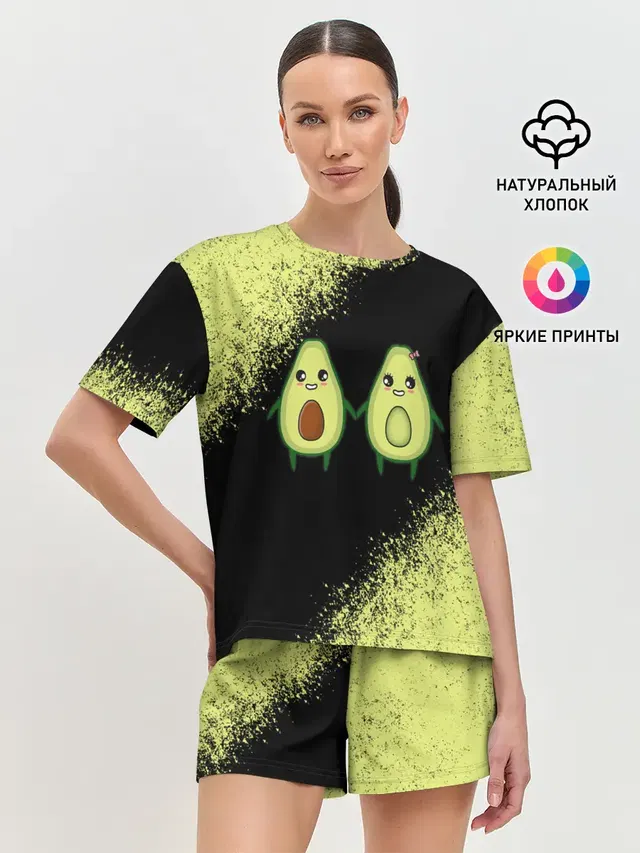 Женская пижама с шортами