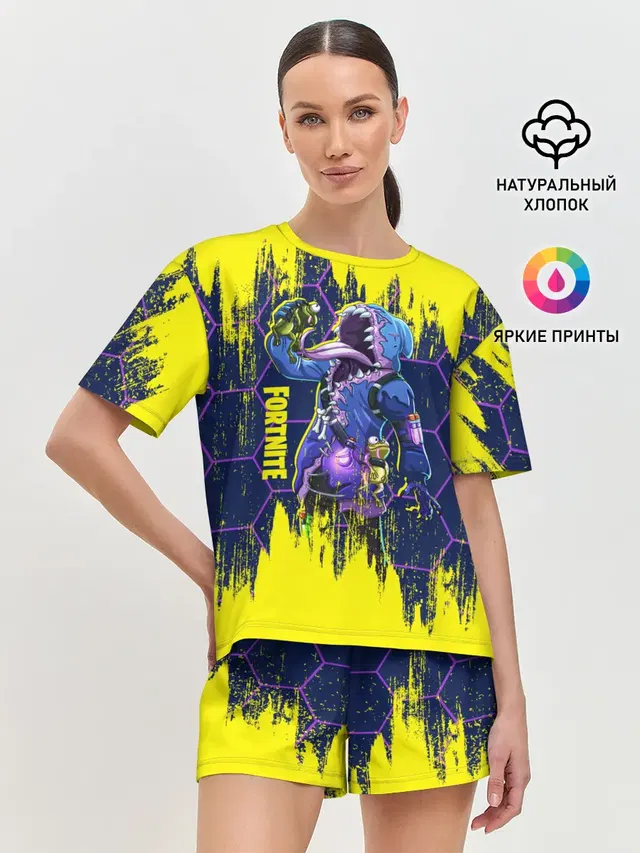 Женская пижама с шортами