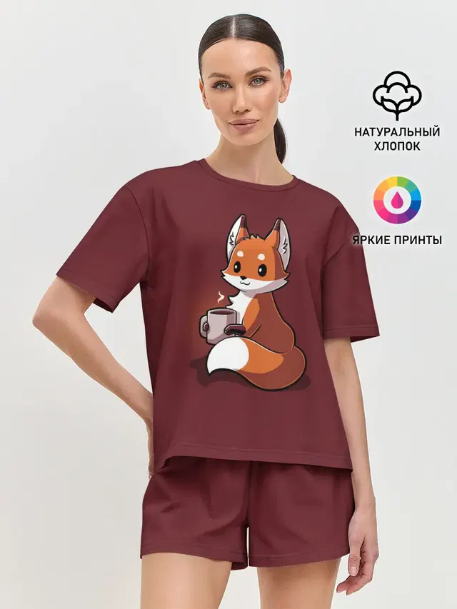 Женская пижама с шортами