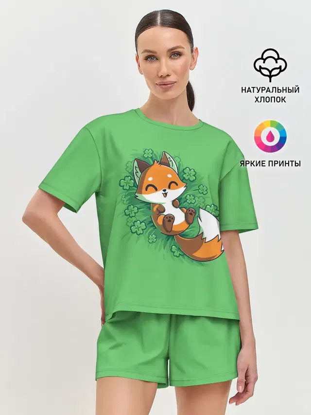 Женская пижама с шортами