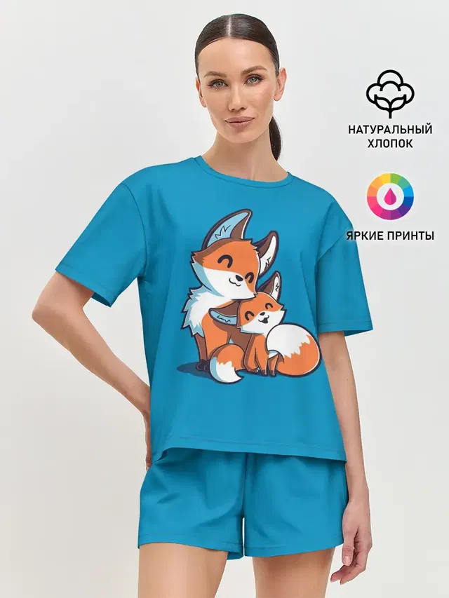Женская пижама с шортами