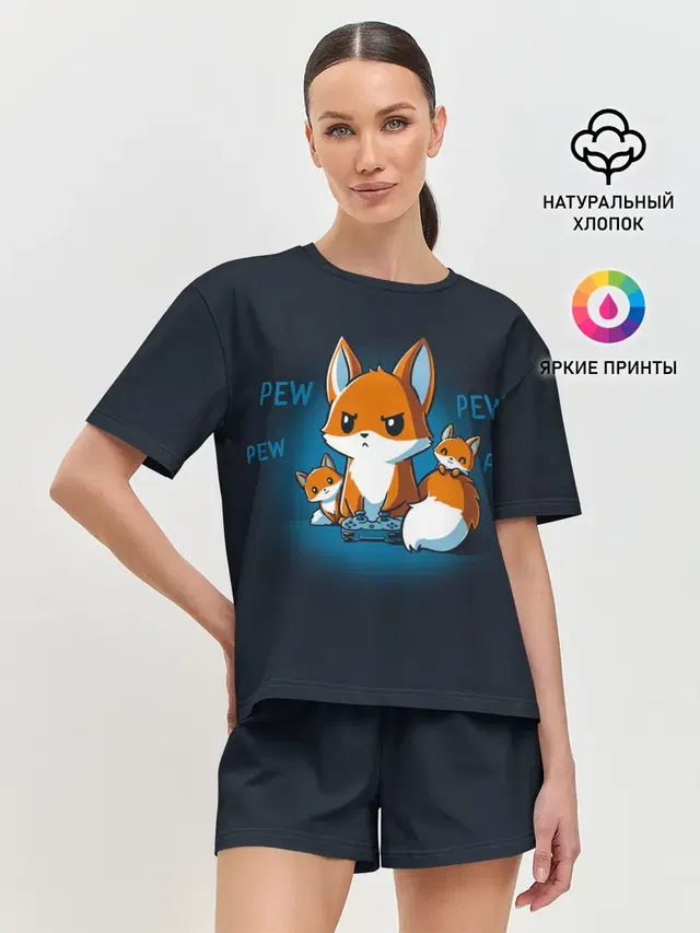 Женская пижама с шортами