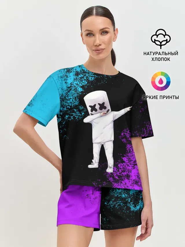 Женская пижама с шортами