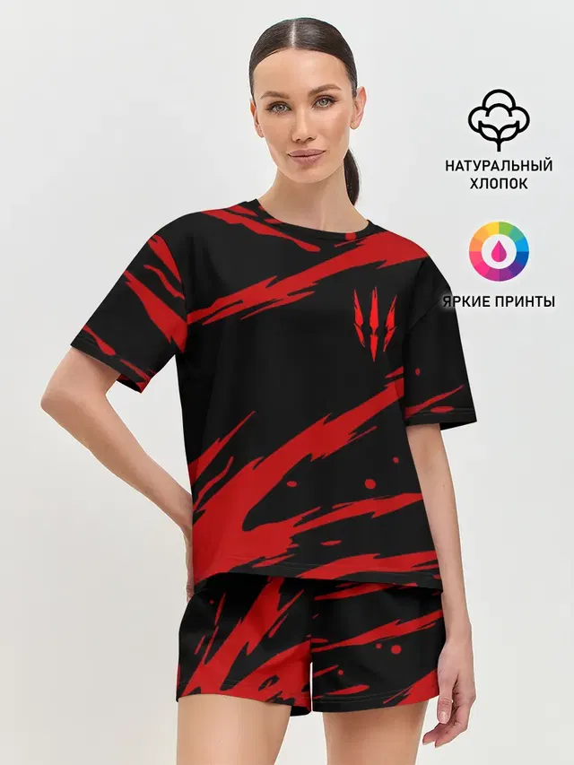 Женская пижама с шортами