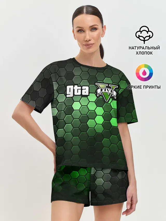 Женская пижама с шортами