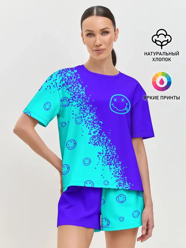 Женская пижама с шортами