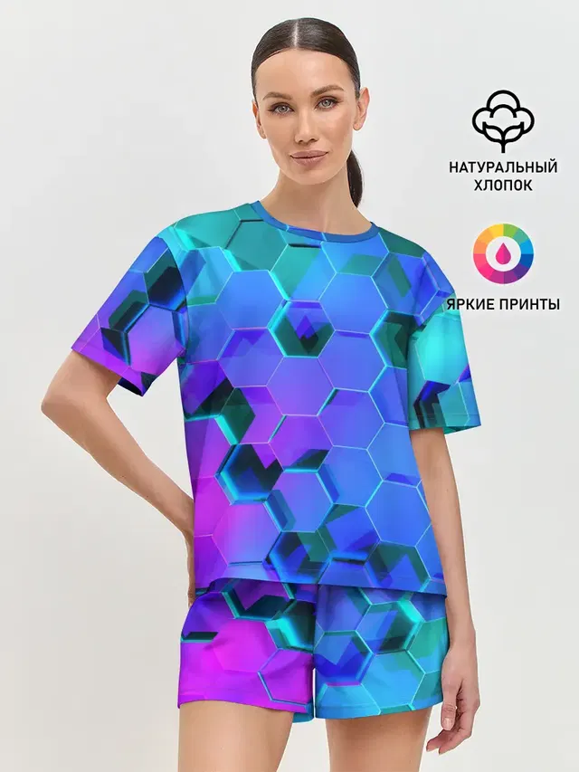 Женская пижама с шортами