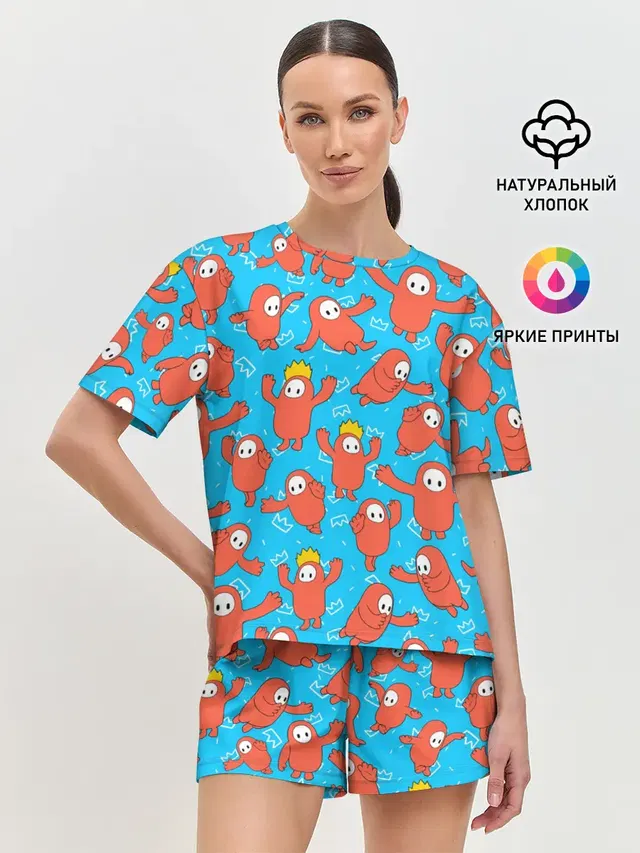 Женская пижама с шортами