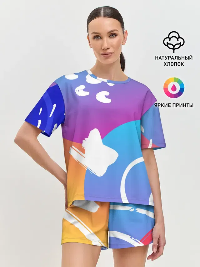 Женская пижама с шортами