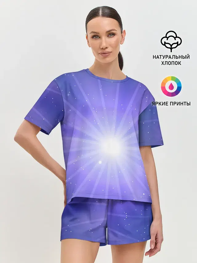 Женская пижама с шортами