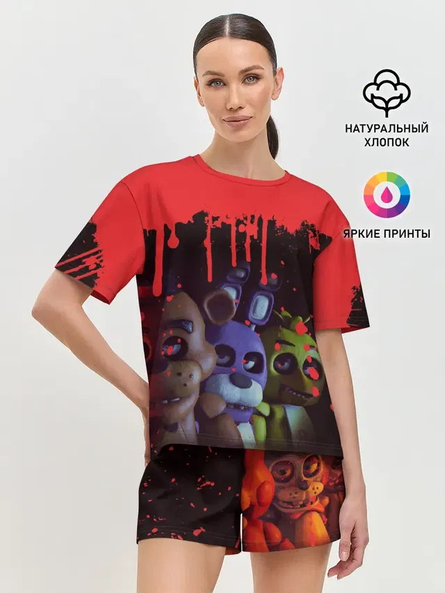 Женская пижама с шортами
