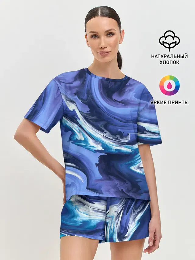Женская пижама с шортами
