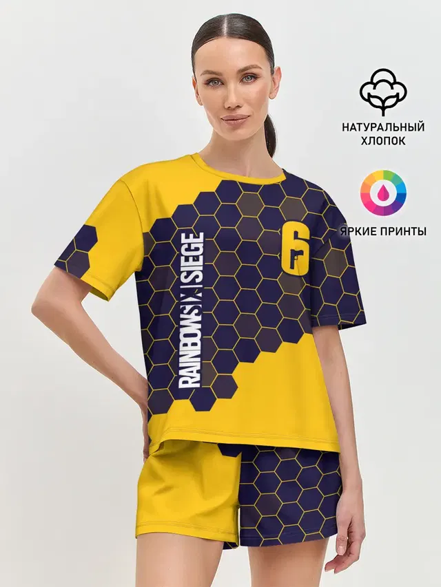 Женская пижама с шортами