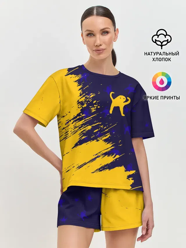 Женская пижама с шортами
