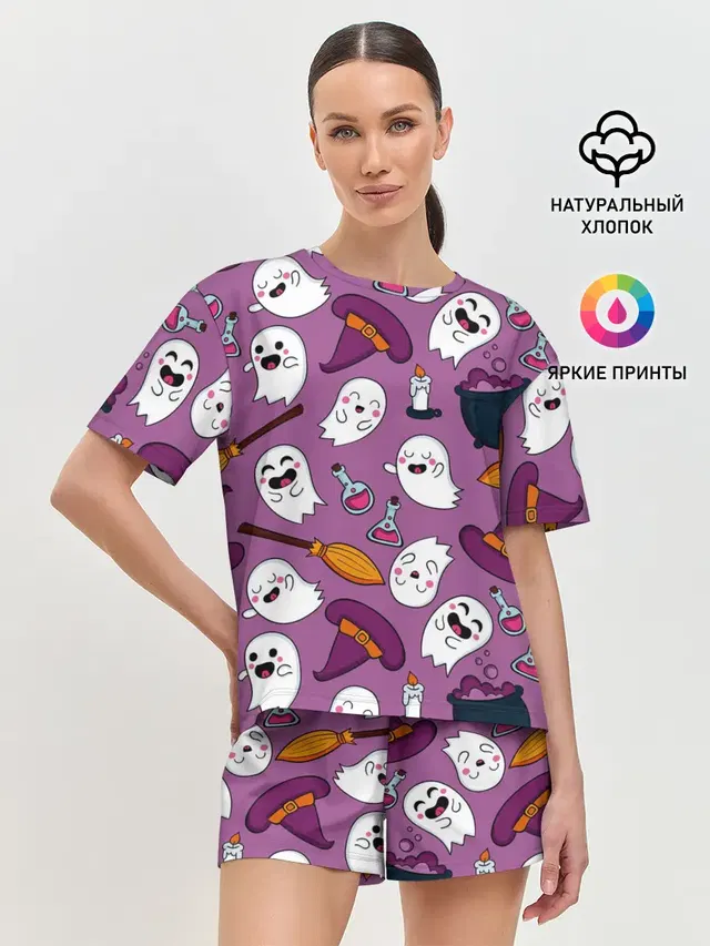 Женская пижама с шортами
