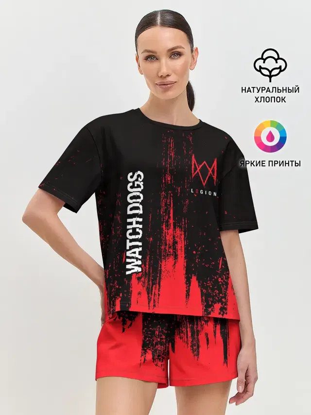Женская пижама с шортами
