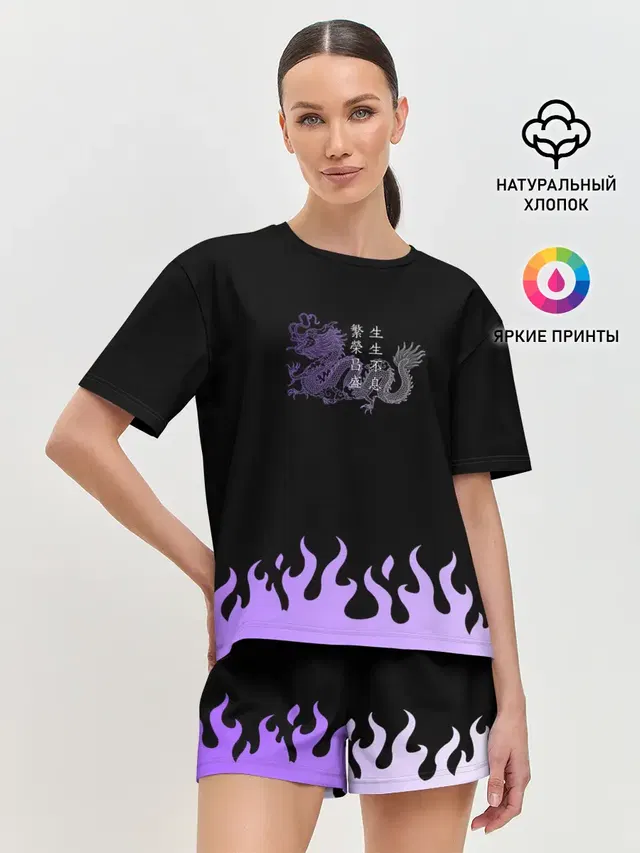Женская пижама с шортами