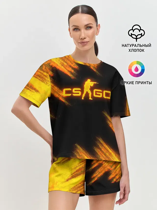Женская пижама с шортами