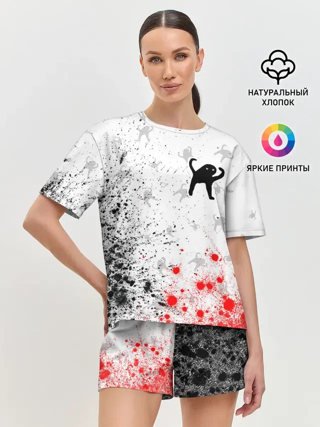 Женская пижама с шортами