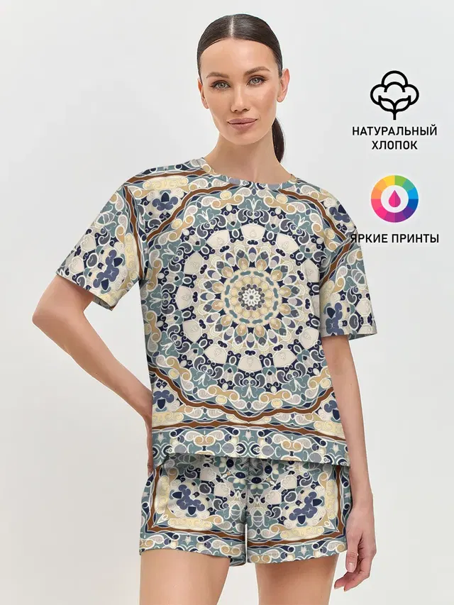 Женская пижама с шортами
