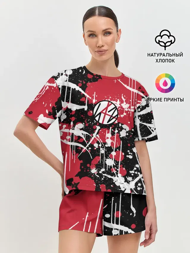 Женская пижама с шортами