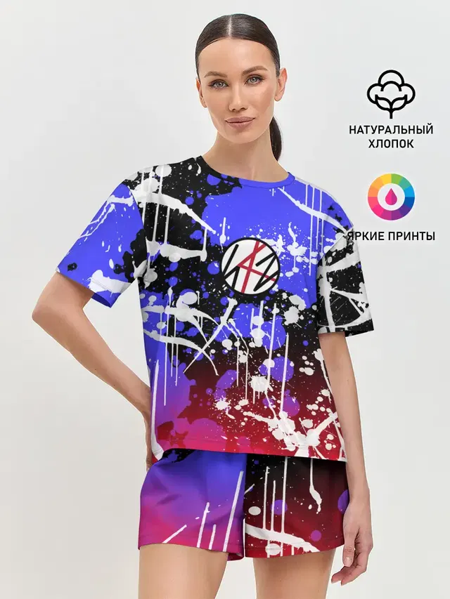 Женская пижама с шортами