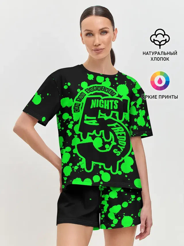 Женская пижама с шортами