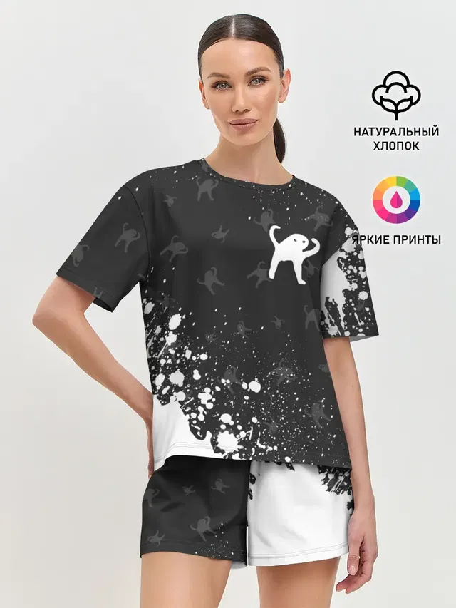 Женская пижама с шортами