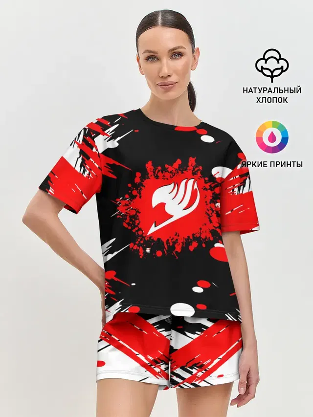 Женская пижама с шортами