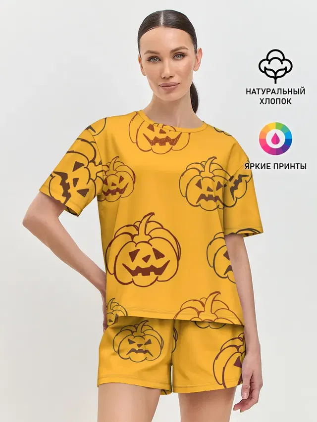 Женская пижама с шортами