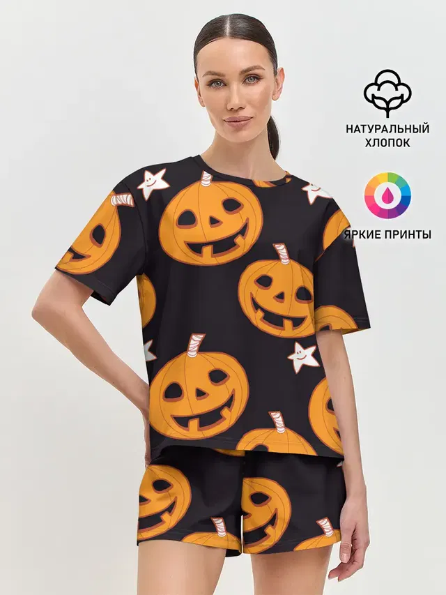Женская пижама с шортами