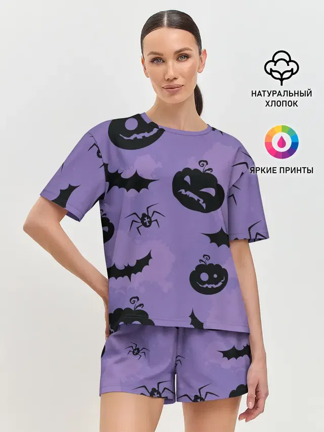 Женская пижама с шортами