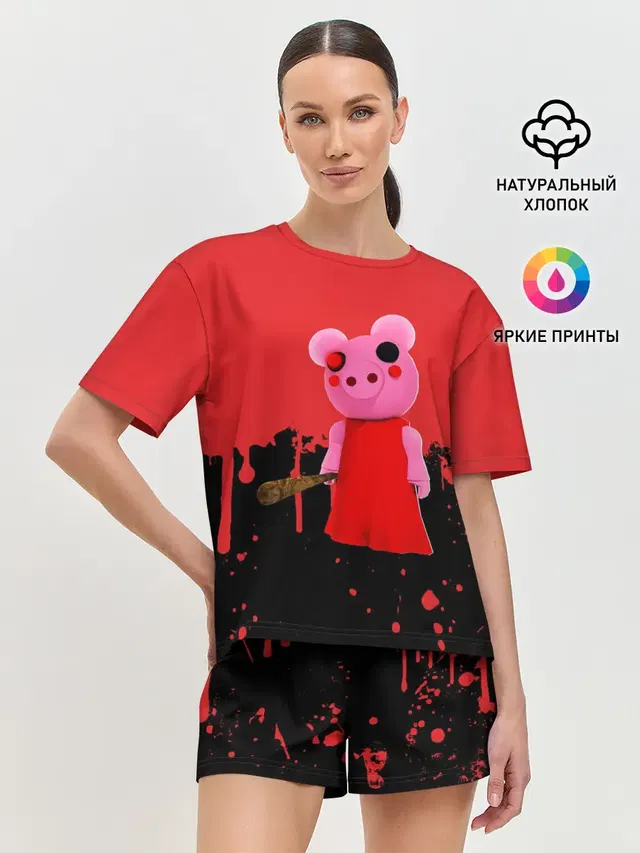 Женская пижама с шортами
