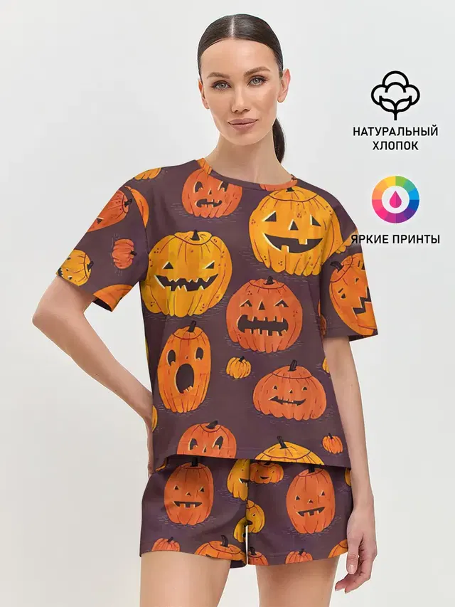 Женская пижама с шортами