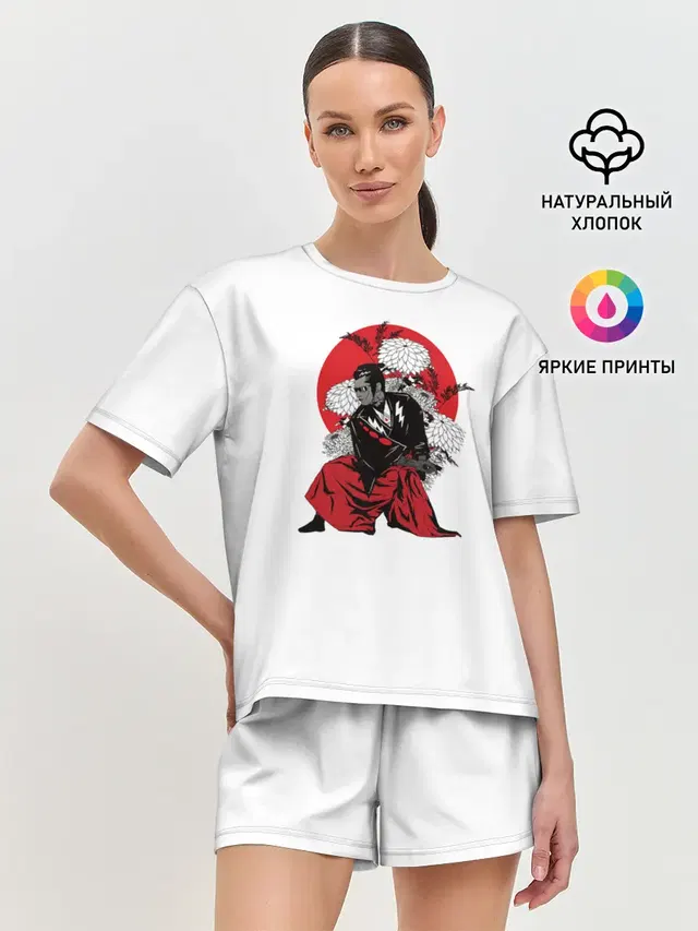 Женская пижама с шортами