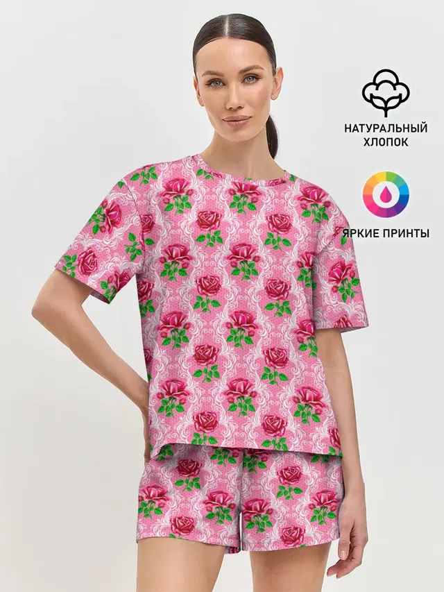 Женская пижама с шортами