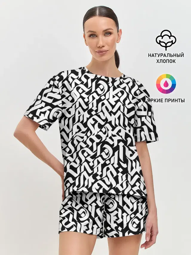 Женская пижама с шортами