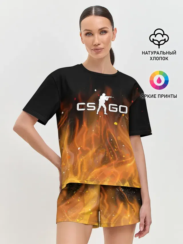 Женская пижама с шортами