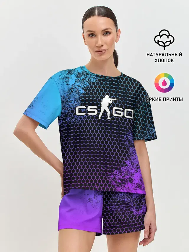 Женская пижама с шортами