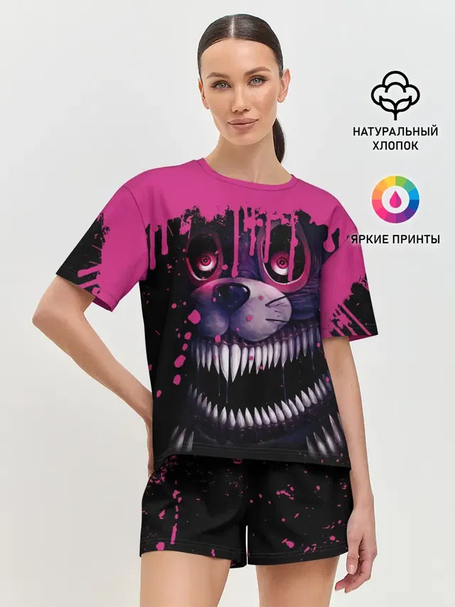 Женская пижама с шортами
