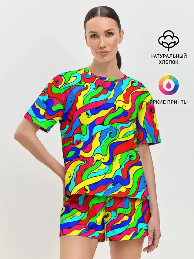 Женская пижама с шортами