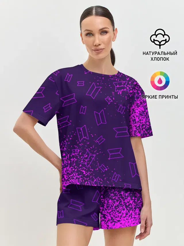 Женская пижама с шортами