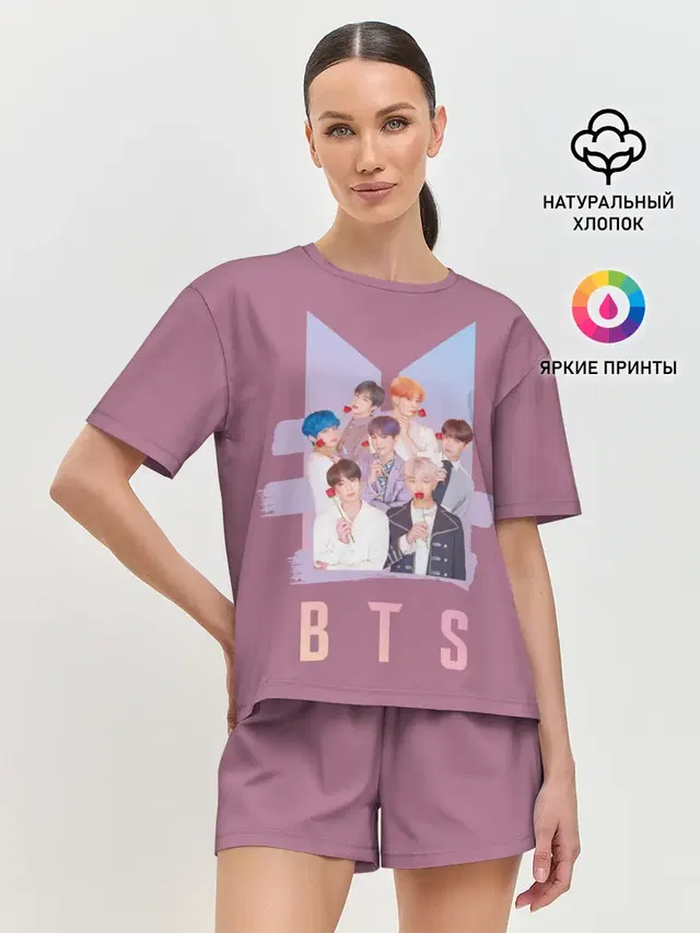 Женская пижама с шортами