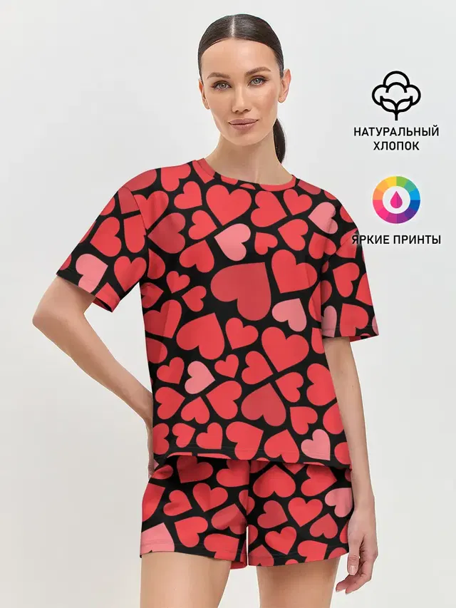 Женская пижама с шортами