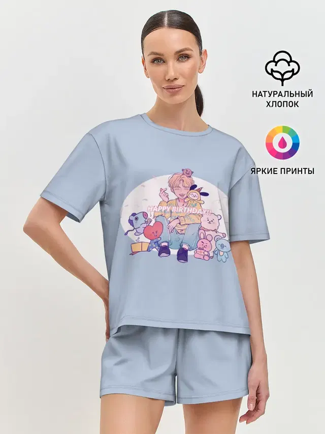 Женская пижама с шортами