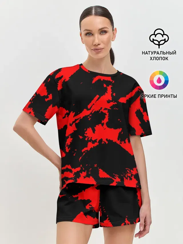 Женская пижама с шортами