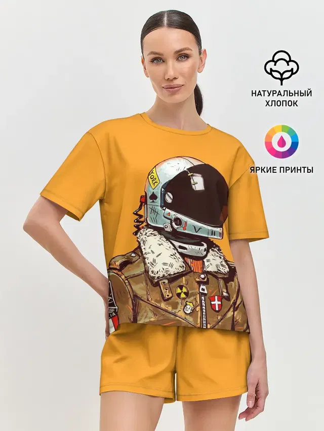 Женская пижама с шортами